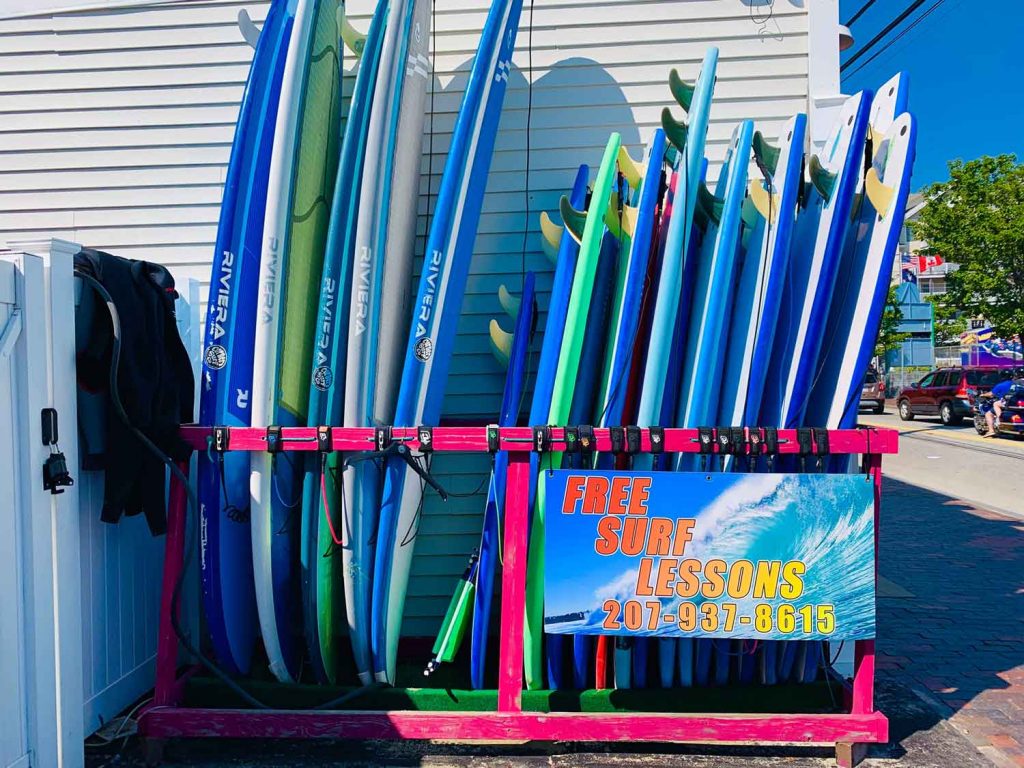 Corners-surf-shop surf instructor, FREE Surf Lessons, Old Orchard Beach, Maine
